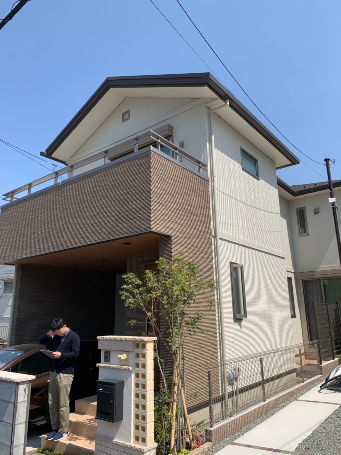 19年4月6日神奈川県横浜市都筑区a様邸八木式アンテナ Bs Csアンテナ設置工事 地デジ テレビアンテナ工事 設置 取り付けのみずほアンテナ