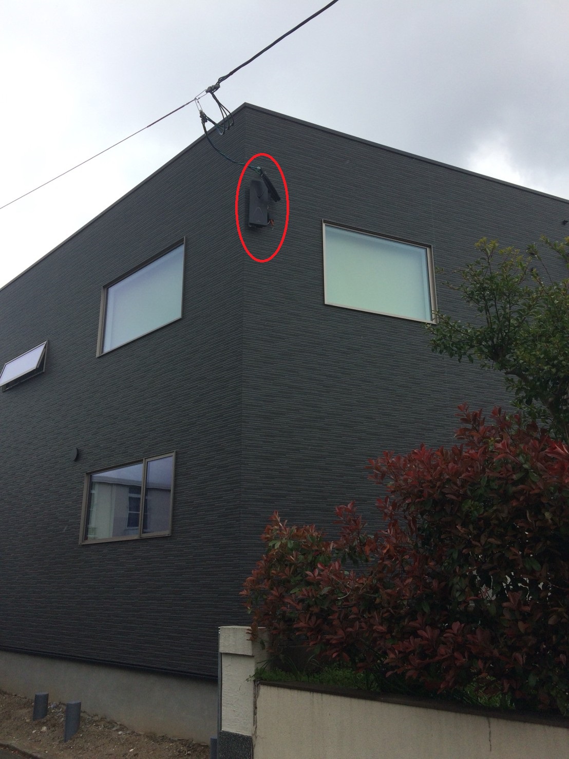 年4月13日 福岡県福岡市西区 S様邸 デザインアンテナ設置工事 地デジ テレビアンテナ工事 設置 取り付けのみずほアンテナ