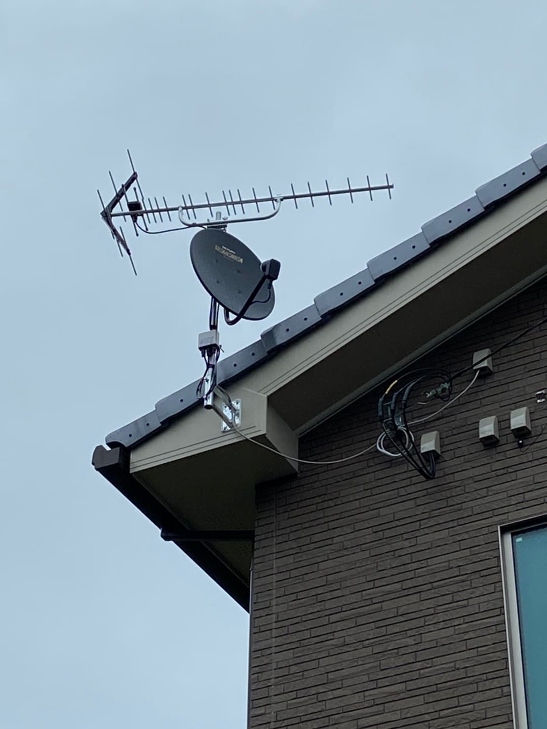 2020年7月9日 栃木県日光市山口S様邸 八木式アンテナ・BS/CSアンテナ