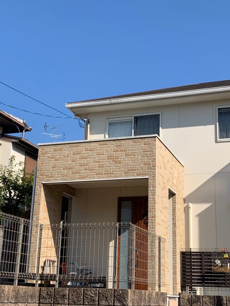 2020年11月18日 兵庫県芦屋市打出小槌町M様邸 デザインアンテ設置工事 テレビアンテナ工事【みずほアンテナ】