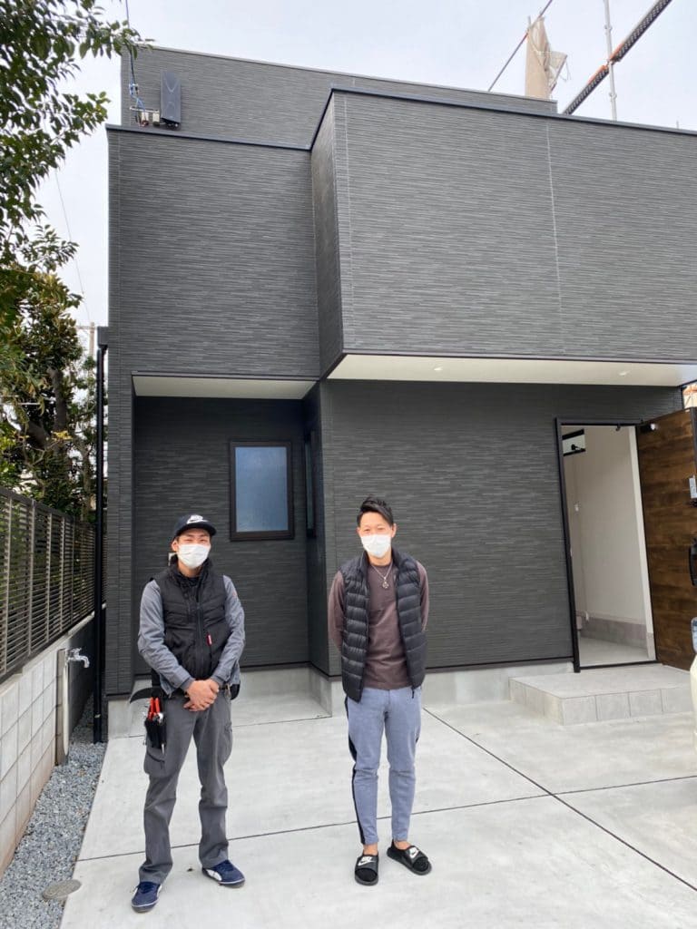 2021年1月11日 大阪府大阪市平野区加美鞍作N様邸 デザインアンテナ設置工事 地デジ・テレビアンテナ工事・設置・取り付けのみずほアンテナ
