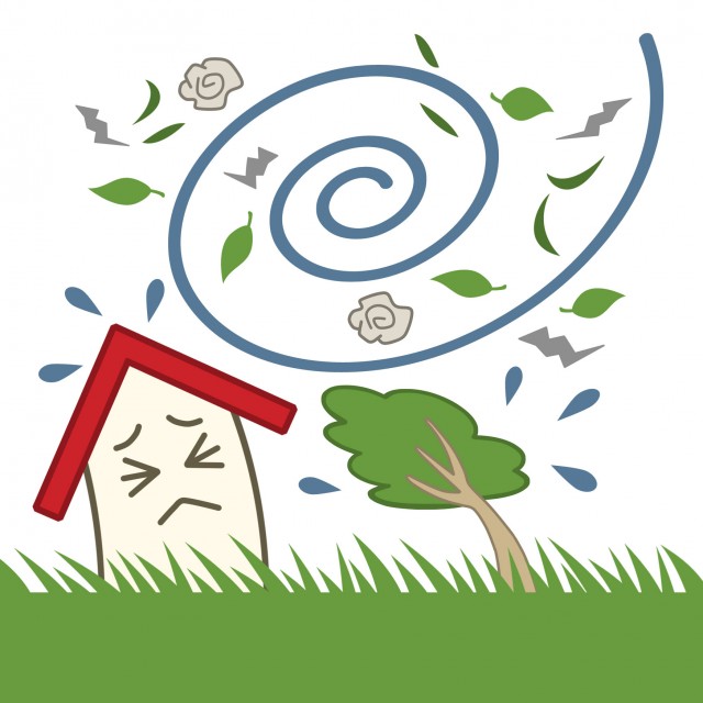 大雨 強風によるアンテナの被害はみずほアンテナがすぐにかけつけます 地デジ テレビアンテナ工事 設置 取り付けのみずほアンテナ