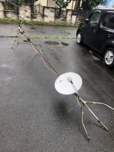 テレビアンテナが倒れる原因