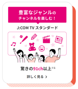 JCOMはテレビのみ・地デジのみで契約できるの？