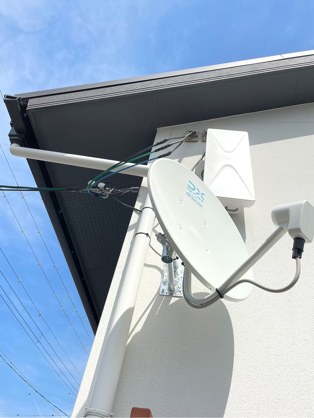 2023年5月24日 滋賀県大津市弥生町Y様邸 デザインアンテナと4K8K対応BS
