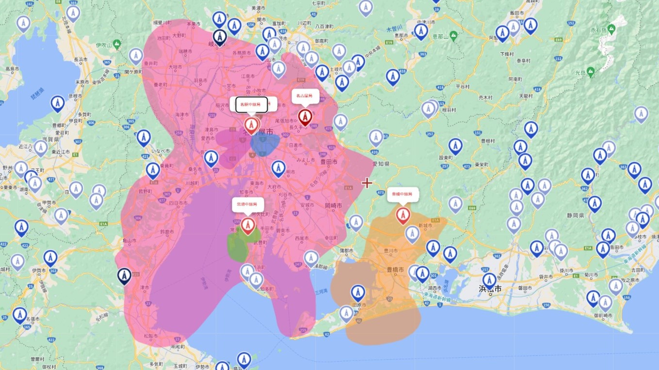 愛知県の地デジ電波事情