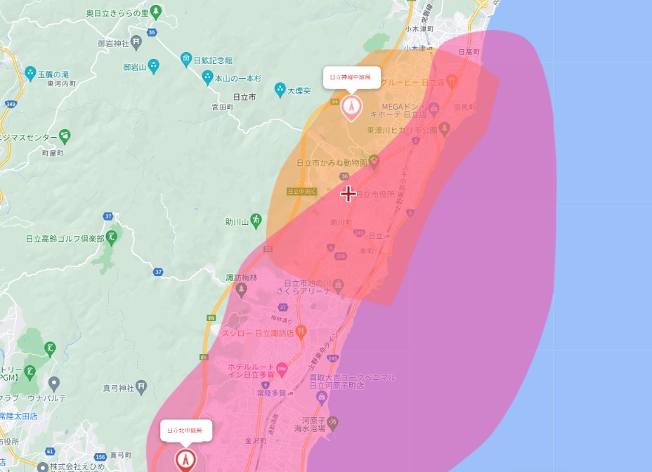 日立市の電波事情