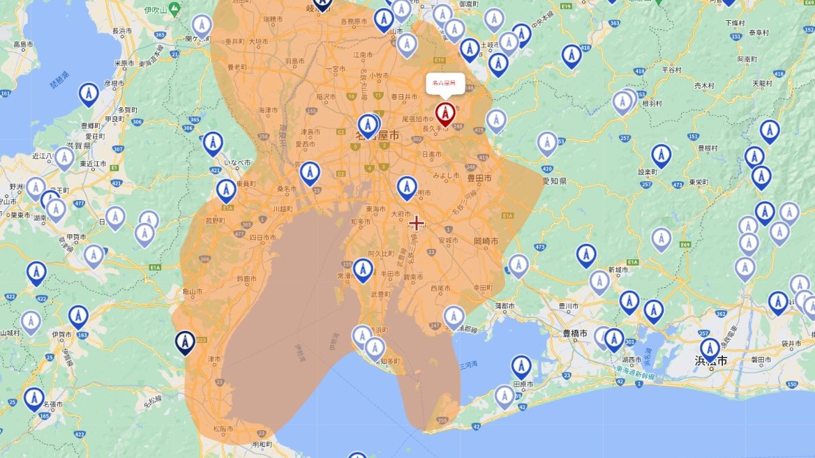 刈谷市の電波事情