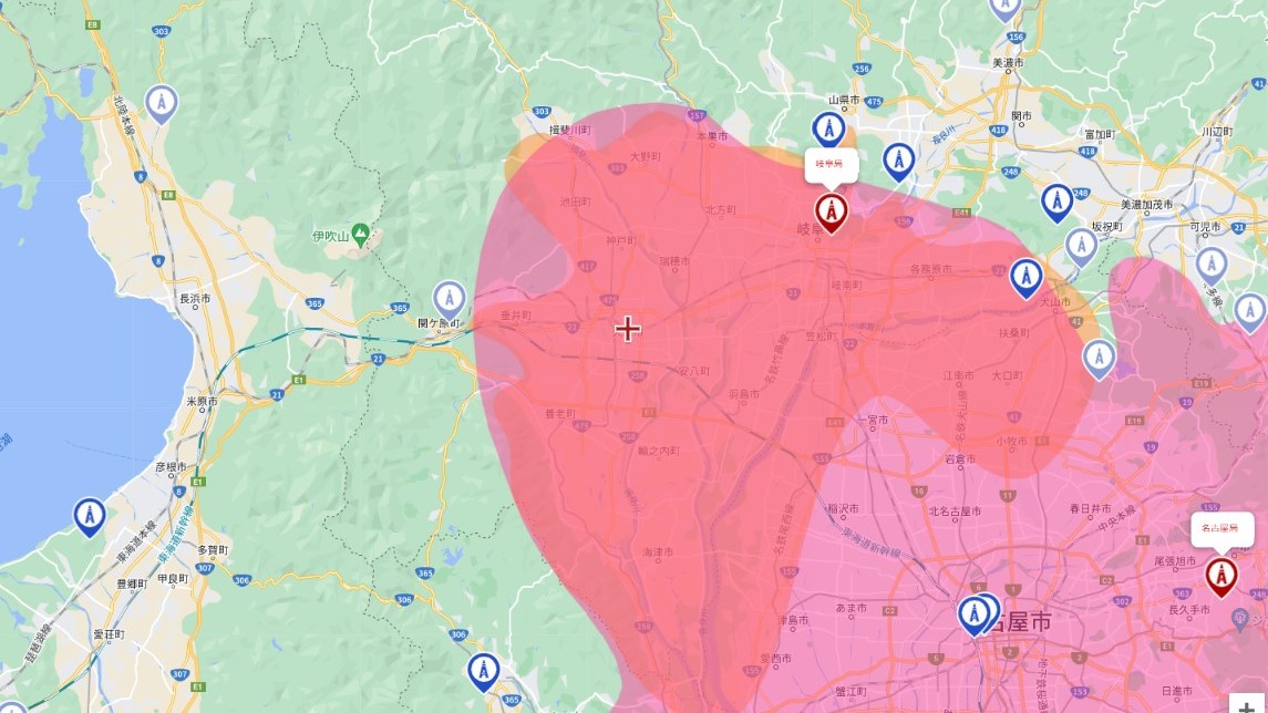 大垣市の電波事情