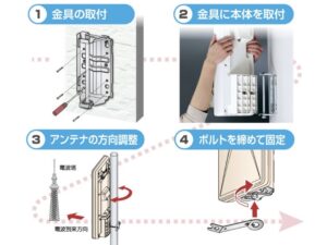 地デジアンテナを自分でベランダに設置する方法