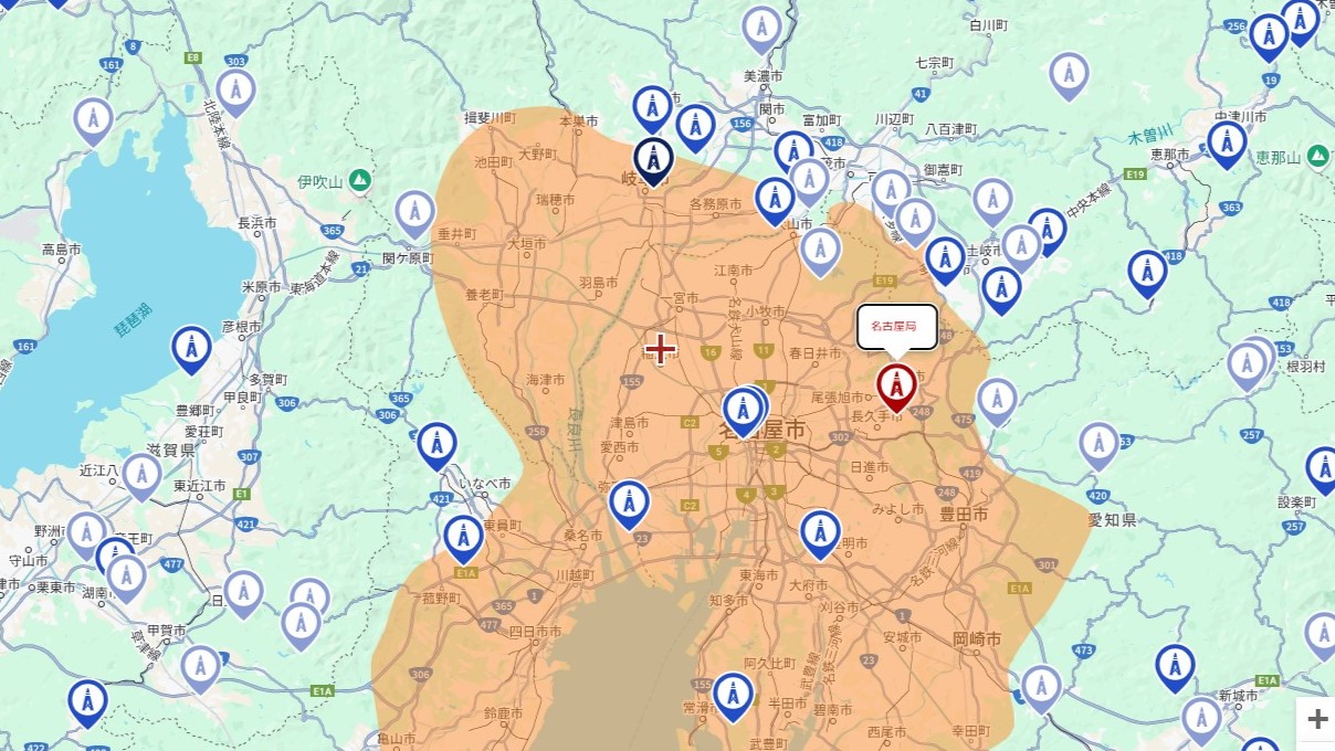 稲沢市の電波事情