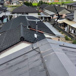 2025年1月6日　福岡県嘉穂郡桂川町K様邸　UHFアンテナ交換工事