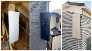 屋根上だけじゃない！アンテナの設置場所