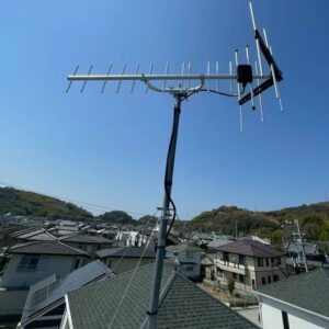 2025年3月30日　兵庫県姫路市的形町D様邸　八木式アンテナ設置工事