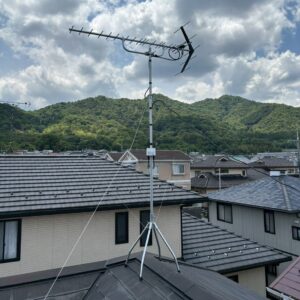2025年5月31日　広島県東広島市八本松西T様邸　UHFアンテナ設置工事