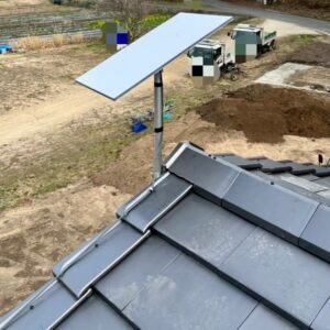 2025年5月17日　広島県大竹市松ヶ原町M様邸　スターリンクアンテナ設置工事