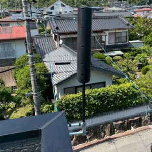 2025年6月3日　山口県光市虹ヶ丘M様邸　ユニコーンアンテナ設置工事