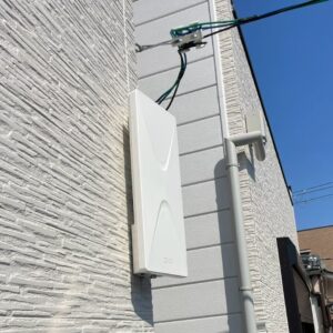 2025年6月27日　京都府京都市左京区一乗寺S様邸　デザインアンテナ設置工事