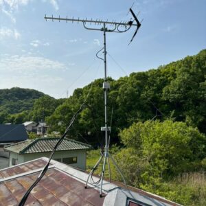 2025年6月16日　岡山県岡山市東区古都南方S様邸　UHFアンテナ交換工事