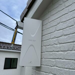 2025年7月6日　広島県広島市南区宇品東H様邸　デザインアンテナ設置工事