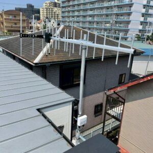 2025年7月13日　兵庫県加古川市平岡町H様邸　UHFアンテナ設置工事