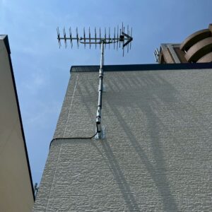 2025年7月30日　兵庫県神戸市北区鈴蘭台I様邸　UHFアンテナ設置工事