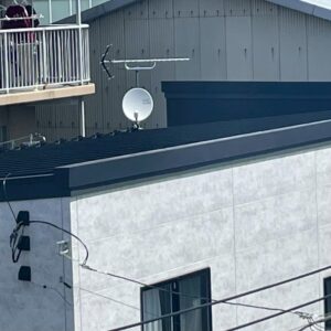 2025年7月3日　埼玉県さいたま市桜区西堀K様邸　UHFアンテナと4K8K対応BS/CSアンテナ設置工事