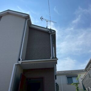 2025年7月15日　愛知県豊明市大久伝町I様邸　UHFアンテナ設置工事