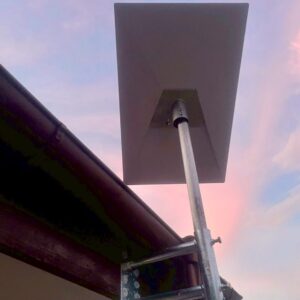 2025年8月1日　埼玉県入間郡越生町大満Y様邸　スターリンクアンテナ設置工事