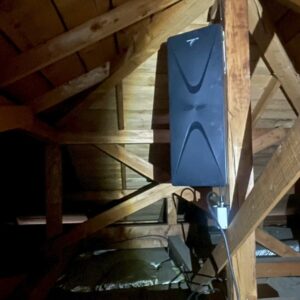 テレビアンテナ設置の実際の様子