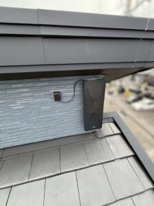 テレビアンテナ設置の実際の様子