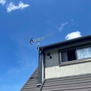 2025年9月29日　大分県玖珠郡玖珠町帆足T様邸　八木式アンテナ設置工事