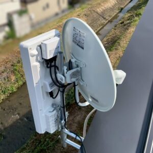 2025年11月12日　埼玉県入間市上藤沢M様邸　デザインアンテナ+4K8K対応BSCSアンテナ設置工事