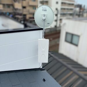 2025年11月9日 東京都足立区柳原T様邸 デザインアンテナ+4K8K対応BSCSアンテナ設置工事