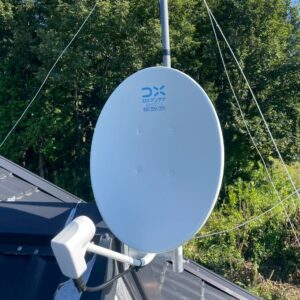 2026年1月17日　群馬県吾妻郡高山村中山K様邸　4K8K対応BSCSアンテナ交換工事