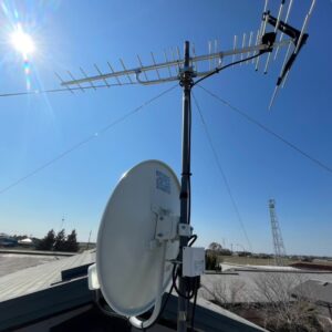 2025年12月31日 茨城県稲敷郡河内町S様 UHFアンテナと4K8K対応BS/CSアンテナ交換工事