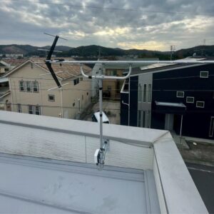 2026年2月8日　愛知県額田郡幸田町I様邸　UHFアンテナ設置工事