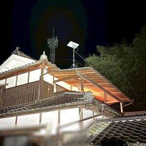 2025年12月30日　岡山県岡山市北区下高田K様邸　スターリンクアンテナ設置工事