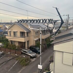 2026年2月23日　神奈川県愛甲郡愛川町S様邸　UHFアンテナ交換工事