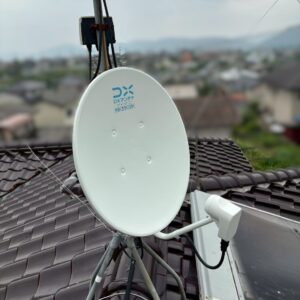 2026年1月2日　岡山県赤磐市山陽T様邸　4K8K対応BSCSアンテナ交換工事
