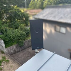 2025年12月26日　広島県福山市山手町N様邸　デザインアンテナ設置工事