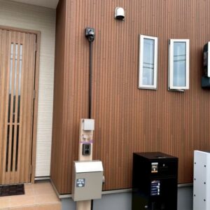 2026年1月6日　茨城県鹿嶋市佐田T様邸　防犯カメラ・デザインアンテナと4K8K対応BSCSアンテナ設置工事