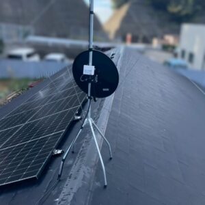 2026年3月21日　長崎県松浦市志佐町池成免T様邸　UHFアンテナと4K8K対応BS/CSアンテナ設置工事