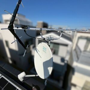 2026年2月26日　愛知県名古屋市中区金山H様邸　UHFアンテナと4K8K対応BS/CSアンテナ設置工事