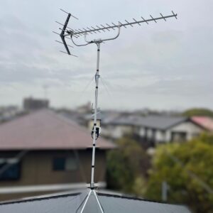 2026年3月18日　佐賀県小城市小城町Y様邸　UHFアンテナ設置工事