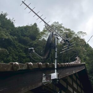 2026年1月5日 広島県山県郡安芸太田町加計N様邸 UHFアンテナと4K8K対応BS/CSアンテナ交換工事