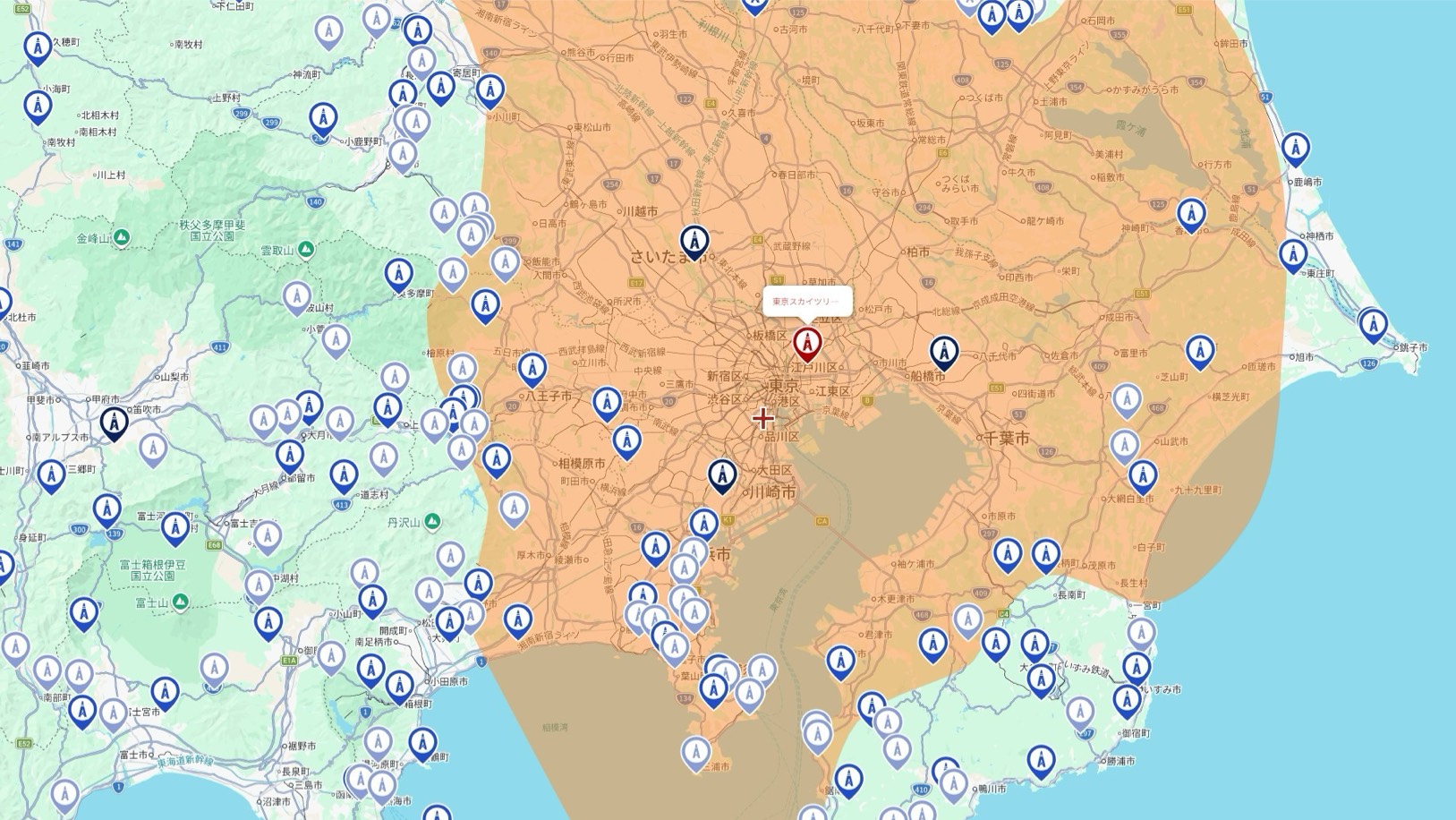 関東地方で地デジ電界強度をマップで調べる方法3選