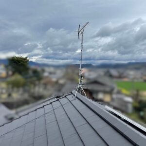 2026年4月3日　福岡県うきは市吉井町清瀬N様邸　UHFアンテナ交換工事