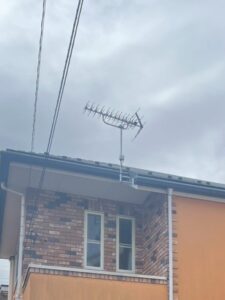 地デジアンテナの施工を紹介