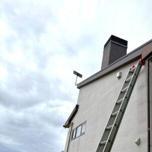 2026年4月17日　神奈川県三浦郡葉山町下山口K様邸　スターリンクアンテナ設置工事